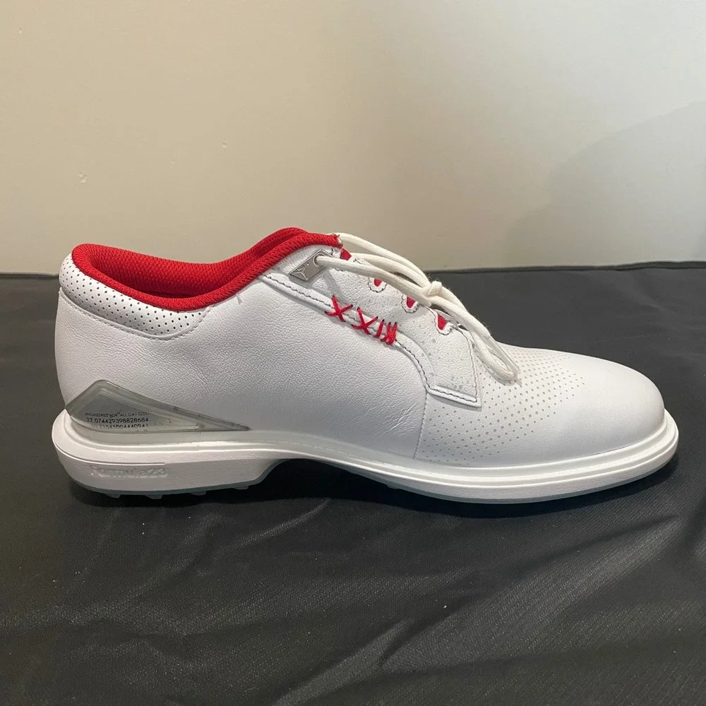 Nike Jordan ADG 4 Mens Golf Shoes White Gym Red FQ6642-101 Size 8